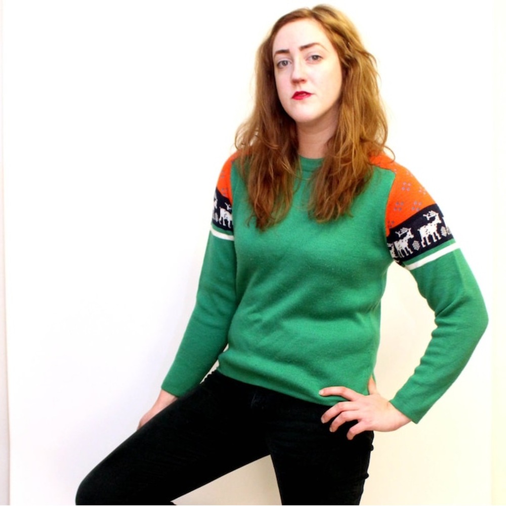 Vintage Obermeyer Ski Sweater women’s small